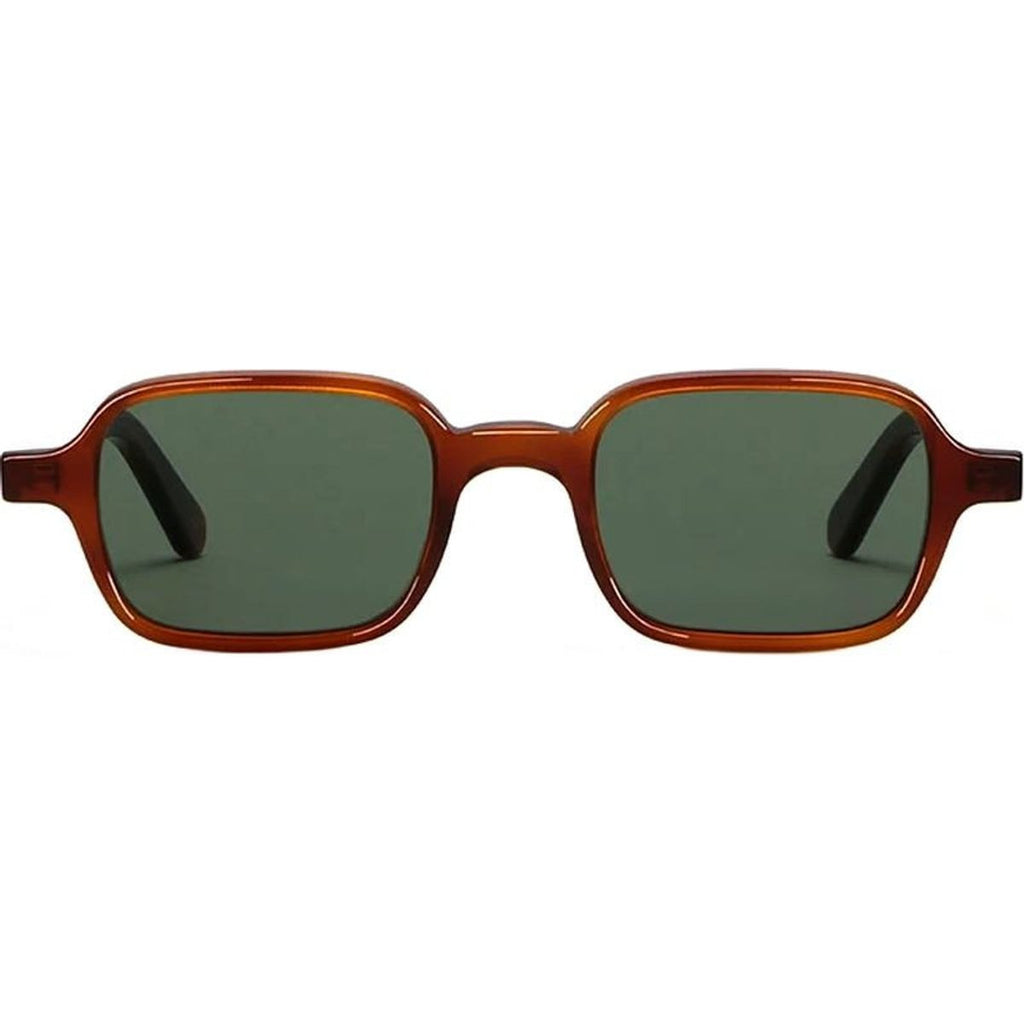 Marrakech, Light Havana/Flat Green Glass Lenses
