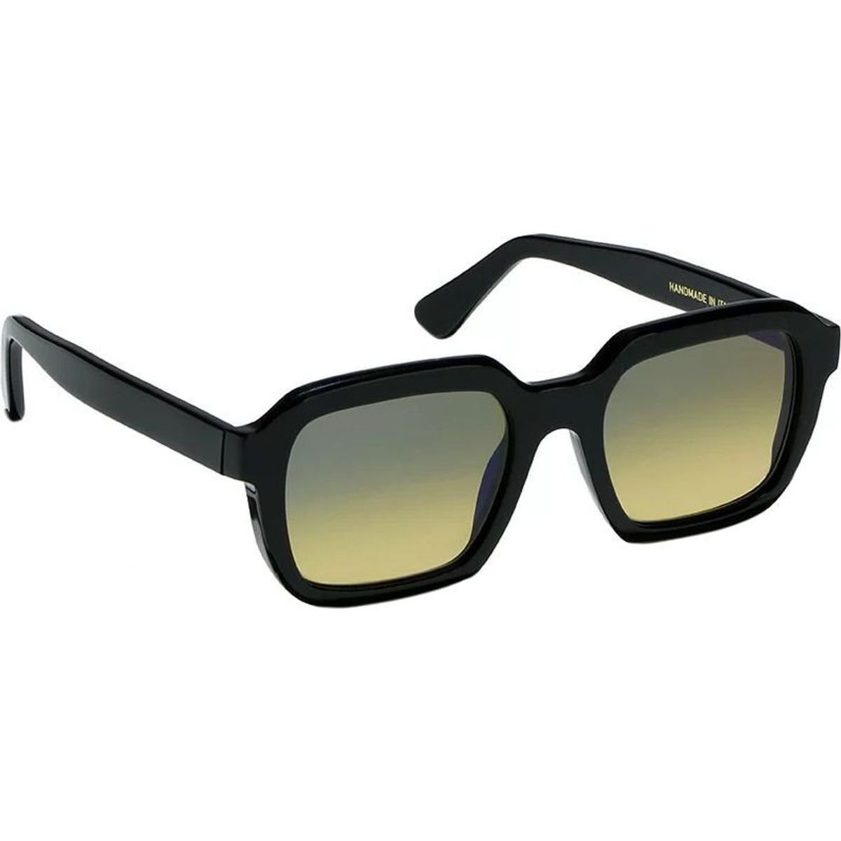 Raffaello, Black/Yellow Gradient Photochromic Glass Lenses 55 Eye Size