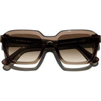 Raffaello, Crystal Brown/Sunbrown Gradient Glass Photochromic Lenses 53 Eye Size