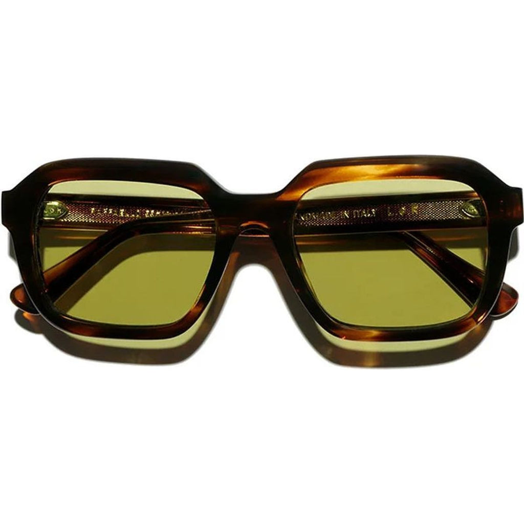 Raffaello, Havana Tobacco/Vintage Green Photochromic Glass Lenses 55 Eye Size