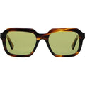 Raffaello, Havana Tobacco/Vintage Green Photochromic Glass Lenses 55 Eye Size