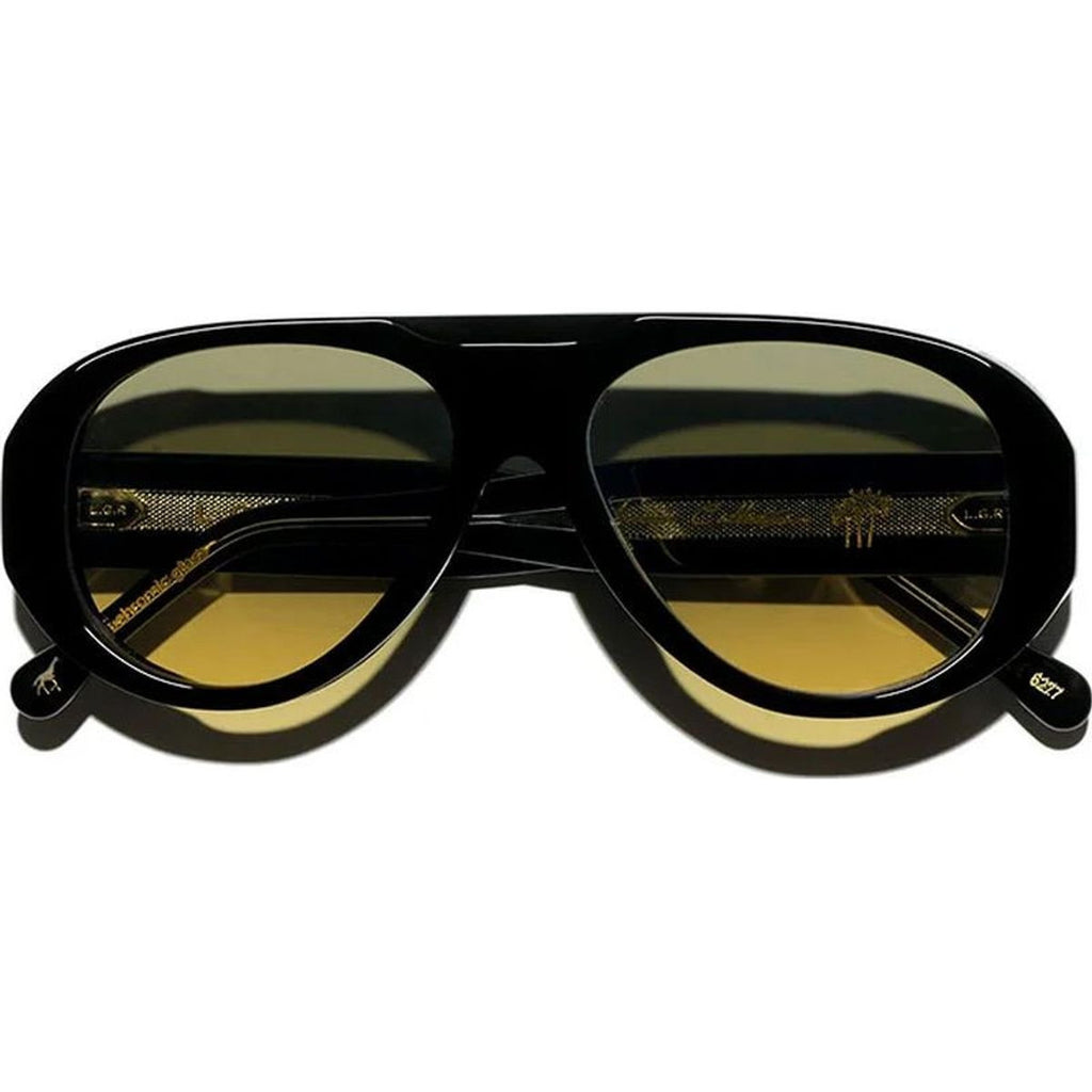 Sand, Black/Yellow Gradient Photochromic Glass Lenses
