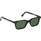 Suez, Spotted Havana/Green Glass Lenses