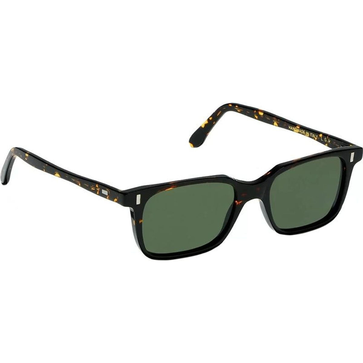 Suez, Spotted Havana/Green Glass Lenses