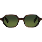Zanzibar, L.G.R x Only Classy Dark Havana/Green Gradient Glass Lenses