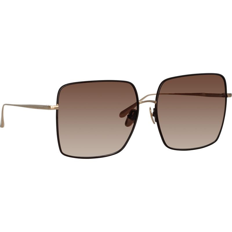 Hina, Brown and Light Gold/Mocha Gradient Lenses