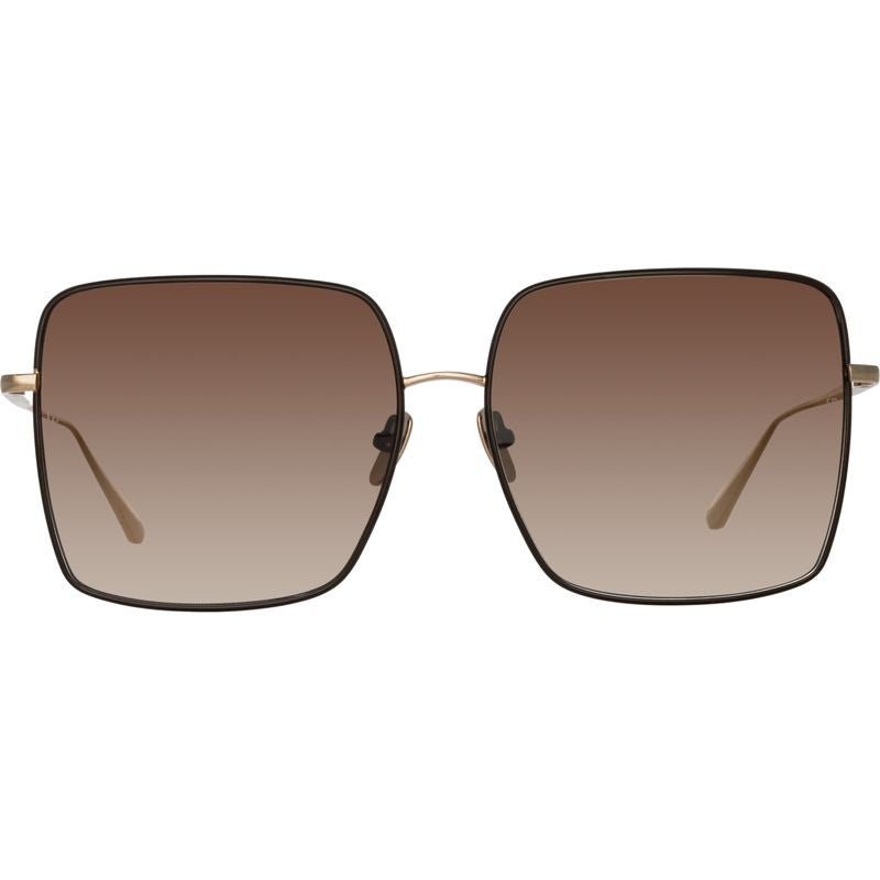 Hina, Brown and Light Gold/Mocha Gradient Lenses
