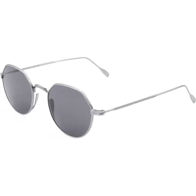 Maputo, Antiqued Silver/Grey Glass Lenses