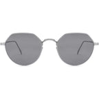 Maputo, Antiqued Silver/Grey Glass Lenses