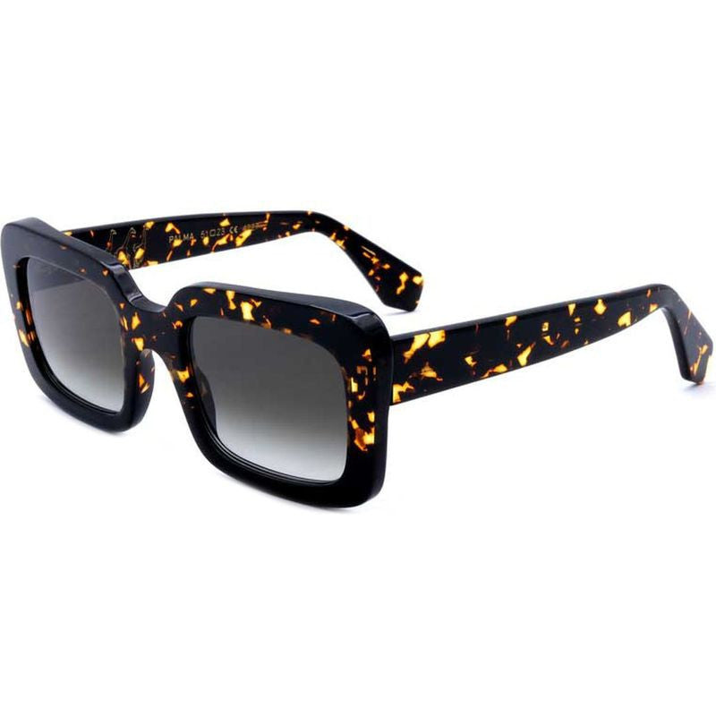 Palma, Black and Dark Havana/Green Gradient Glass Lenses