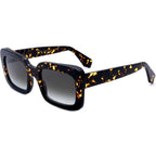 Palma, Black and Dark Havana/Green Gradient Glass Lenses