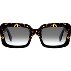 Palma, Black and Dark Havana/Green Gradient Glass Lenses