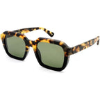 Raffaello Explorer, Spotted Havana/Green Glass Lenses