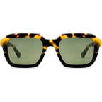 Raffaello Explorer, Spotted Havana/Green Glass Lenses