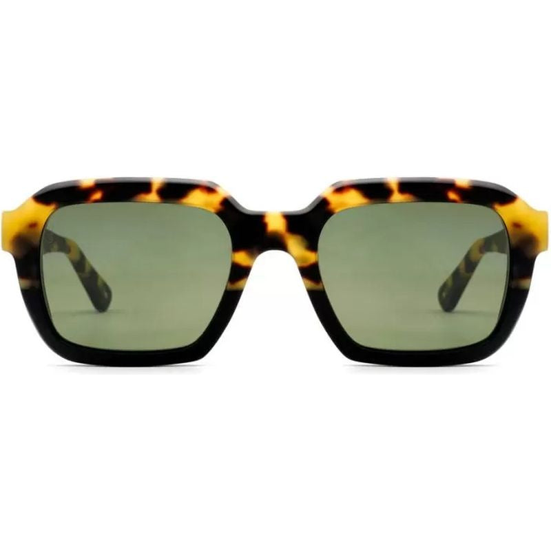 Raffaello Explorer, Spotted Havana/Green Glass Lenses