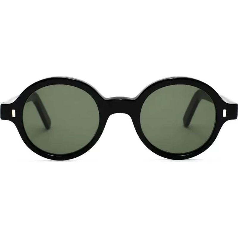 Reunion Bold, Black/Green Glass Lenses