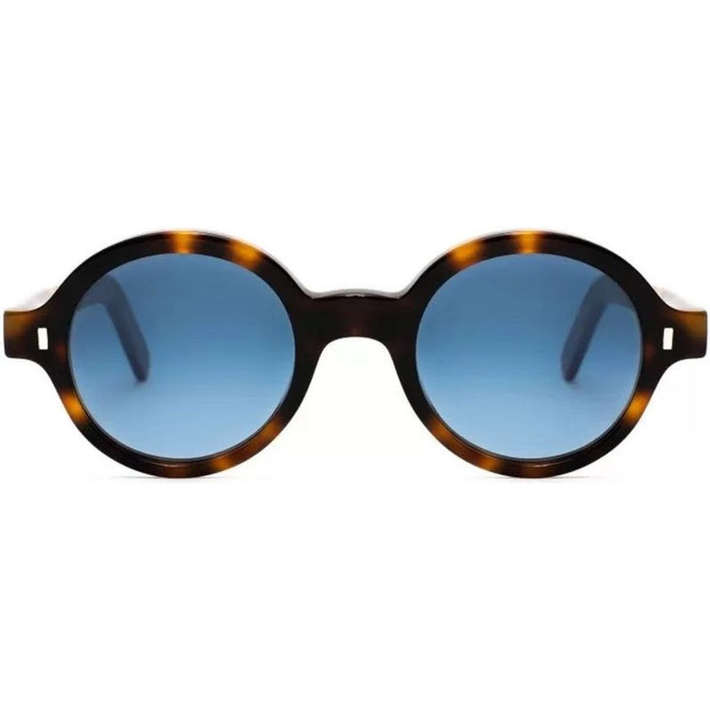 Reunion Bold, Spotted Havana/Blue HD Gradient Glass Lenses