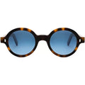 Reunion Bold, Spotted Havana/Blue HD Gradient Glass Lenses