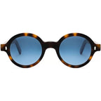 Reunion Bold, Spotted Havana/Blue HD Gradient Glass Lenses