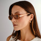 Outta Love, Caramel/Tan Tint Lenses
