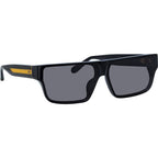 Brady, Black and Yellow Gold/Grey Lenses