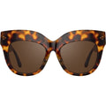Dunaway, Tortoiseshell and Yellow Gold/Brown Lenses