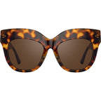 Dunaway, Tortoiseshell and Yellow Gold/Brown Lenses