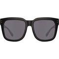 Freya, Black and Yellow Gold/Solid Grey Lenses