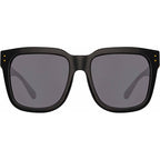 Freya, Black and Yellow Gold/Solid Grey Lenses