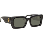 Nieve, Black and Yellow Gold/Grey Lenses