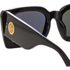 Nieve, Black and Yellow Gold/Grey Lenses