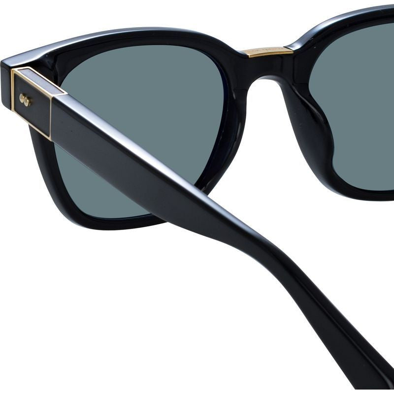 Sanchez, Black and Yellow Gold/Grey Lenses