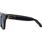 Sanchez, Black and Yellow Gold/Grey Lenses