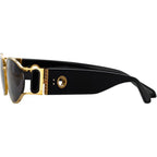 Shelby, Gold and Black/Grey Lenses