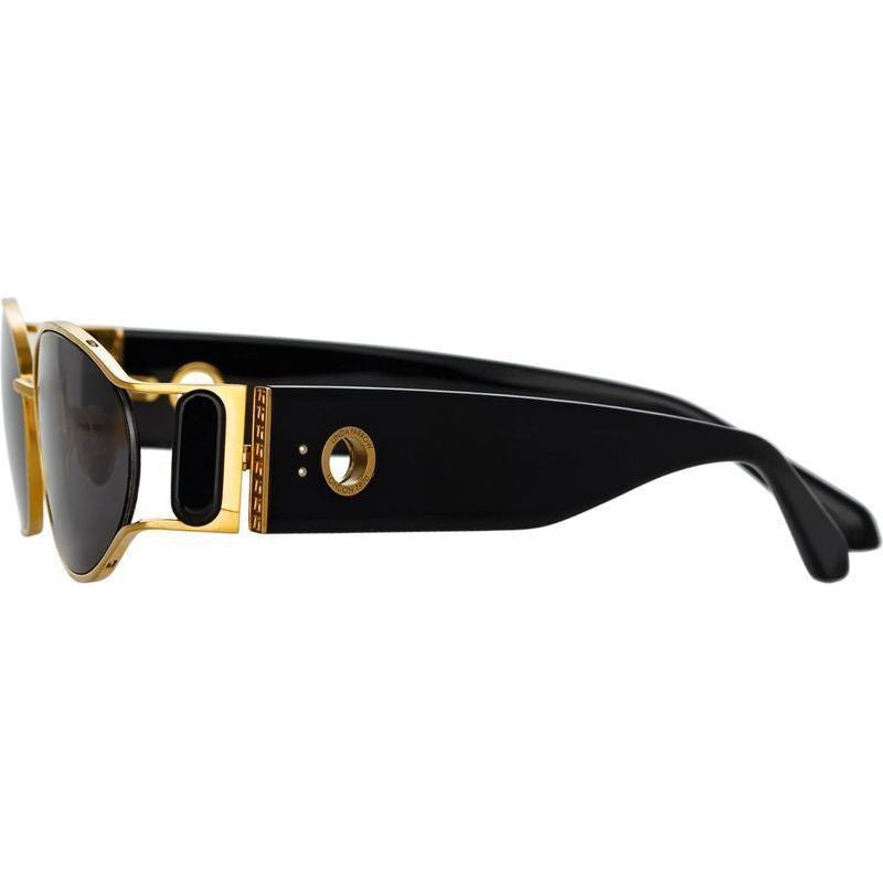 Shelby, Gold and Black/Grey Lenses