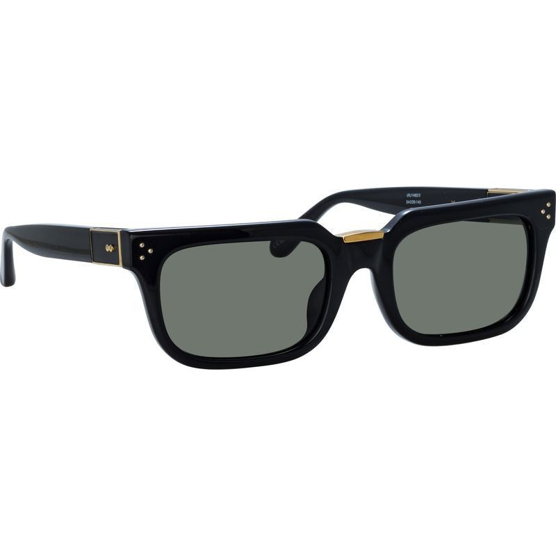 Yoan, Black and Yellow Gold/Grey Lenses