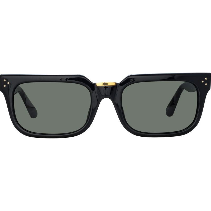 Yoan, Black and Yellow Gold/Grey Lenses
