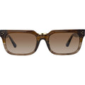 Yoan, Caramel Horn and Light Gold/Brown Gradient Lenses