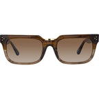 Yoan, Caramel Horn and Light Gold/Brown Gradient Lenses