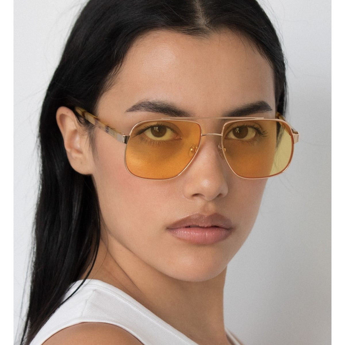 Amelia, Creme Brulee/Yellow Lenses