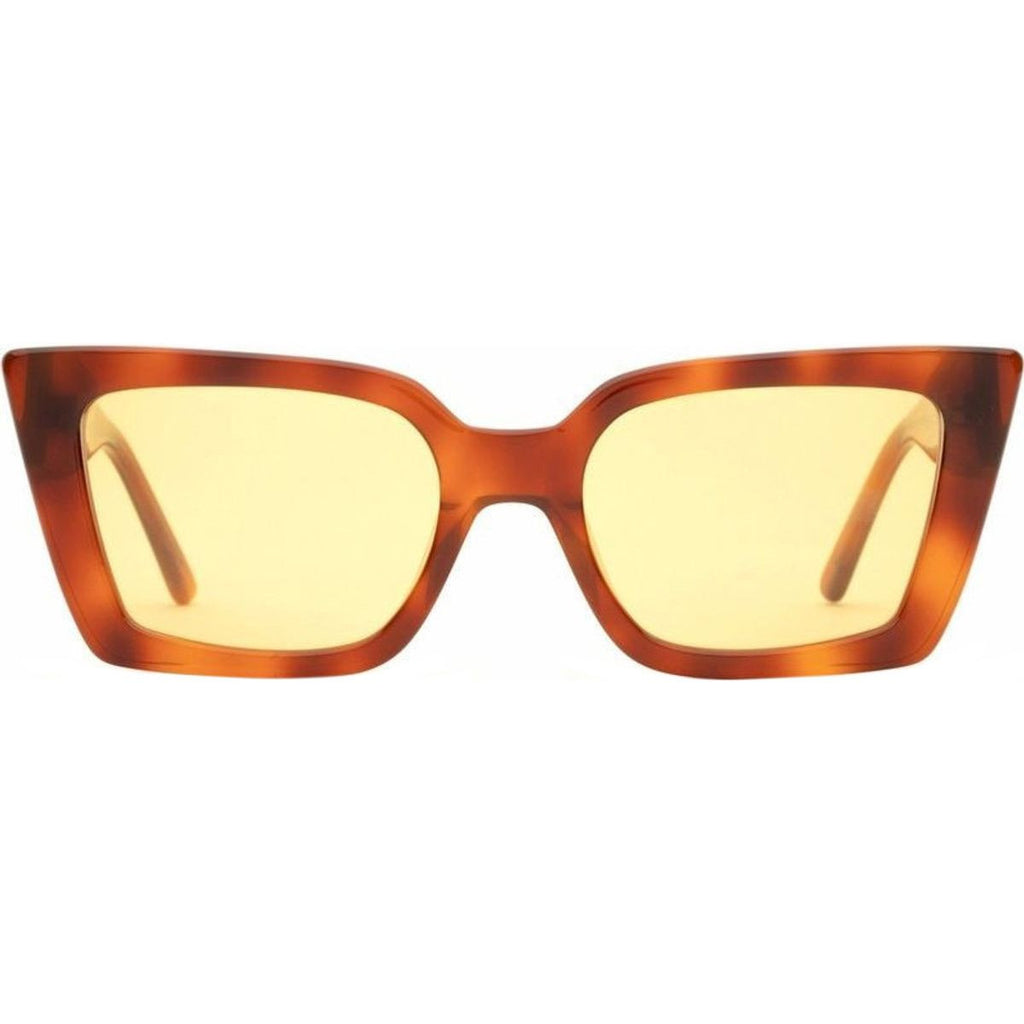 Lucia, Chestnut/Yellow Lenses