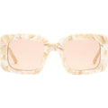 Mia, White Onyx/Rose Lenses