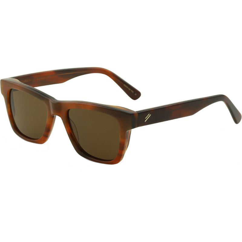 Luca, Brown Stripe/Brown Polarised Lenses