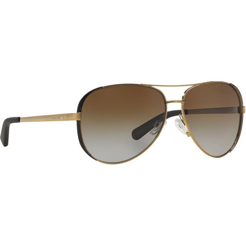Chelsea MK5004, Gold and Chocolate/Brown Gradient Polarised Lenses