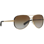 Chelsea MK5004, Gold and Chocolate/Brown Gradient Polarised Lenses