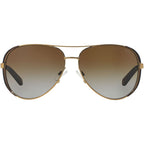Chelsea MK5004, Gold and Chocolate/Brown Gradient Polarised Lenses