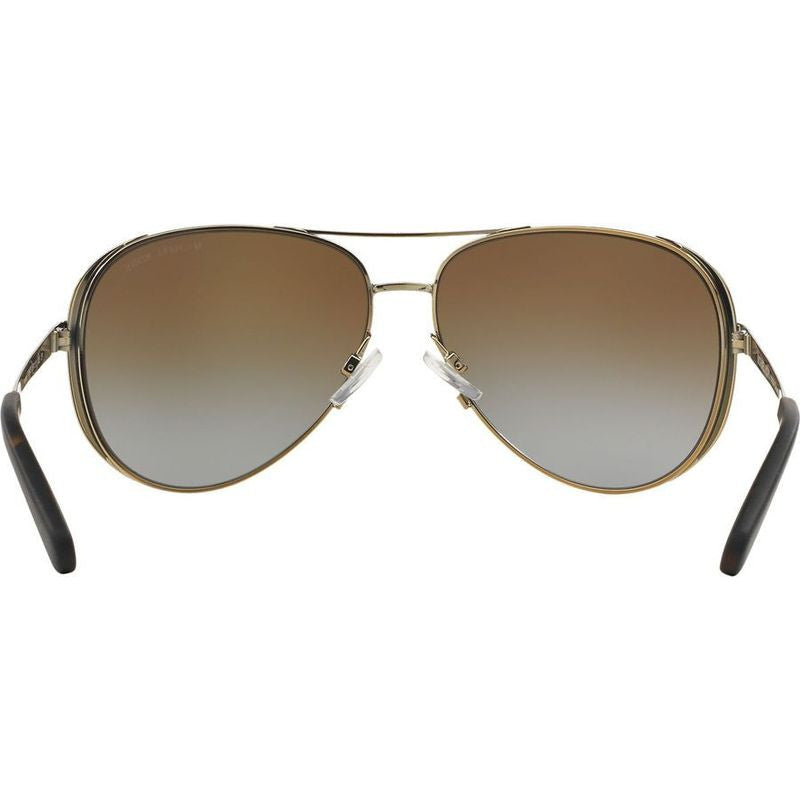 Chelsea MK5004, Gold and Chocolate/Brown Gradient Polarised Lenses