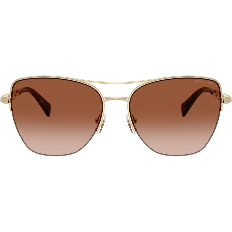 Dorado Beach MK1163, Shiny Light Gold/Dark Brown Gradient Lenses