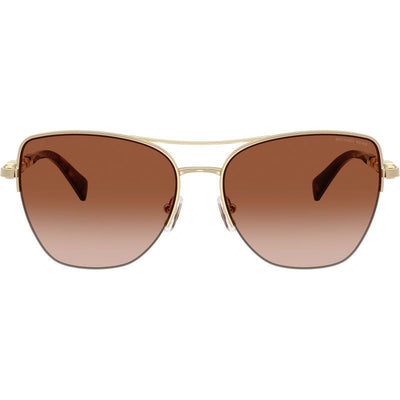 Dorado Beach MK1163, Shiny Light Gold/Dark Brown Gradient Lenses
