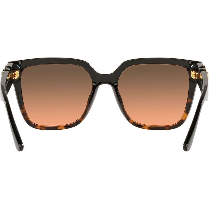 Karlie MK2170U, Black and Dark Tortoise/Grey Orange Gradient Lenses